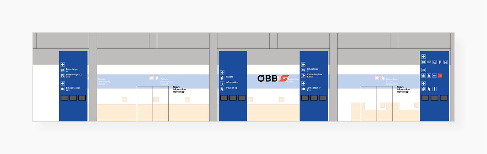 Visualisierung Bahnhofshalle (UG)